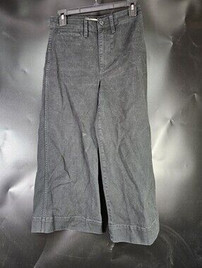 Madewell Black Wide Leg Jeans